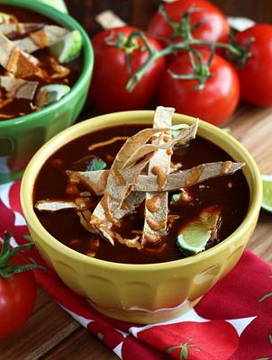 Vegan Tortilla Soup (Authentic Mexican Version)