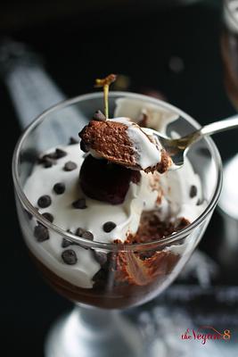 Vegan Chocolate Cherry Mousse