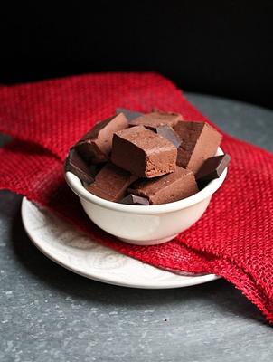 Dark Chocolate Chipotle Sweet Potato Fudge
