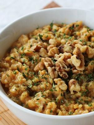 Tomato Risotto (Vegan, Gluten-free, Oil-free, Fat-free)