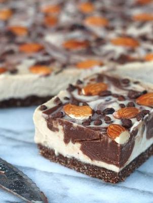 Raw Chocolate Almond Cheesecake