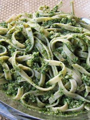 Oil-free Vegan Spinach Arugula Pesto