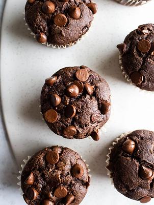 Vegan Chocolate Yogurt Muffins