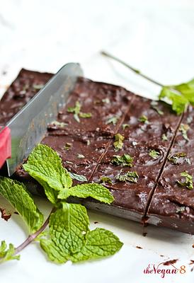 Vegan Mint Chocolate Fudge