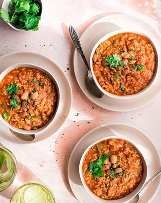 Vegan Instant Pot Mexican Rice and Beans