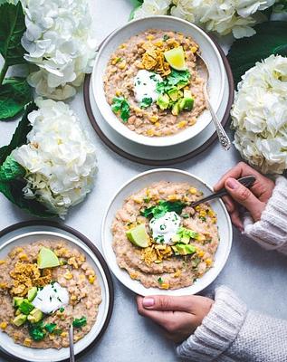 Instant Pot Vegan White Bean Quinoa Chili