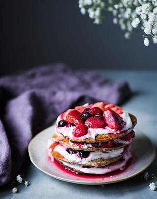 Vegan Quinoa Buckwheat Pancakes