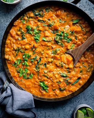 Butternut Squash Curry with Chickpeas