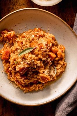 Creamy Vegan Butternut Squash Risotto