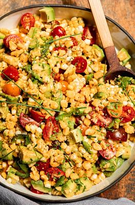 25-Minute Fresh Corn, Tomato & Avocado Salad