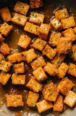 Sticky Marmalade Tofu
