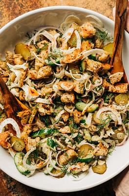 Pickle Panzanella Salad