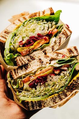 My Ultimate Veggie Crunch Sandwich