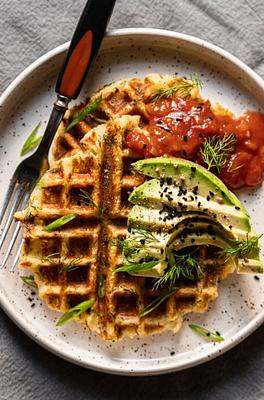 Leftover Mashed Potato Waffles