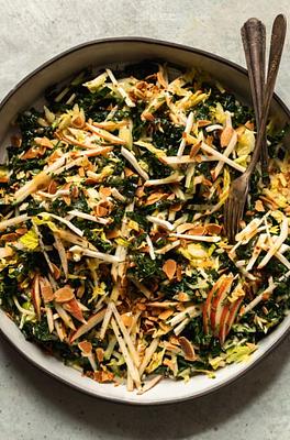 Chopped Apple, Kale & Parsnip Salad