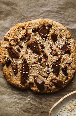 Jumbo Grain-Free Tahini Chocolate Chunk Cookie