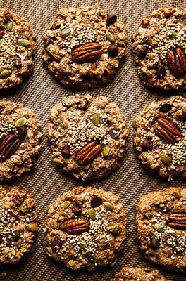 Nutty Vegan Breakfast Cookies