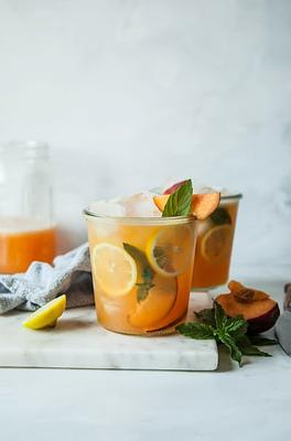 Iced Peach Green Tea