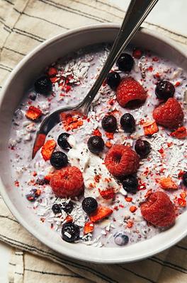 Blueberry & Coconut Bircher Muesli