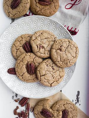 Vegan Cardamom Pecan Cookies