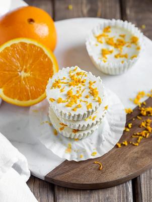 Vegan Orange Creamsicle Ice Cream Cups