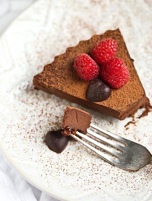 Vegan Chocolate Sweet Potato Tart