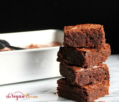 Vegan Fudgy Coconut Butter Brownies