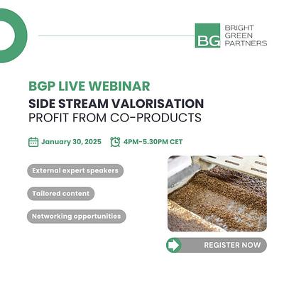 Bright Green Partners Hosts Side Stream Valorization Webinar