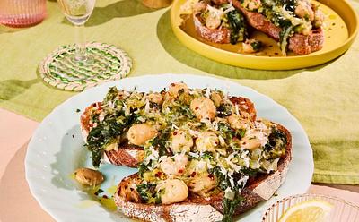 Boozy Butter Beans And Greens Is The Ultimate Brunch Dish