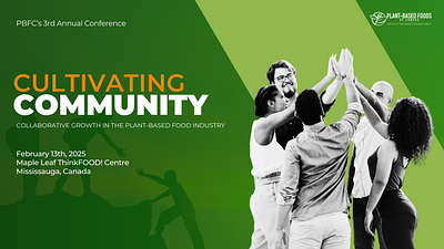 PBFC Annual Conference 2025 to Explore Growth and Innovation in Plant-Based Foods