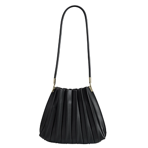 Carrie Black Medium Shoulder Bag