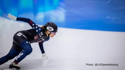 Vegan speedskater takes two golds and top spot
