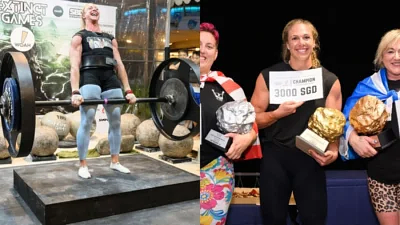 Vegan strongwoman sets new French record