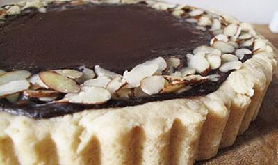 Vegan Chocolate Coffee Ganache Tart