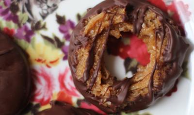 Veganized Samoa Girl Scout Cookies