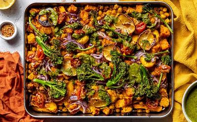 7 Easy Vegan Sheet Pan Dinners