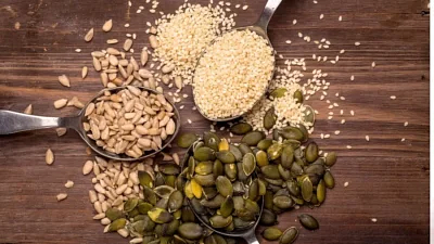 Sunflower, pumpkin and sesame seeds