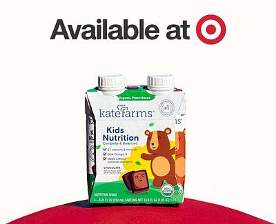 Kate Farms Gains First Major US-Wide Retail Listing as Its Kids Nutrition Shakes Launch at Target