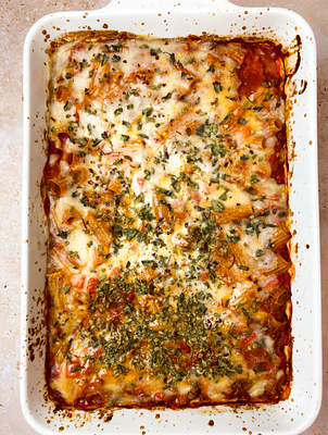 1 Pot Vegan Rigatoni Bake