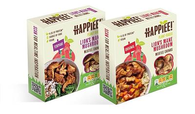 Happiee Launches “UK’s First” Easy-Cook Lion’s Mane Mushroom Chunks