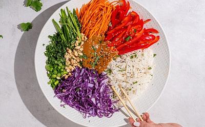 Vegan Spring Roll Salad