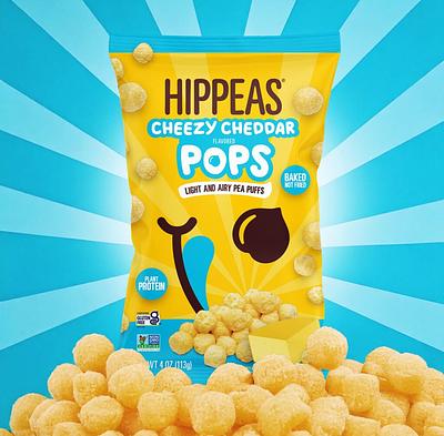 HIPPEAS Launches Vegan Cheezy Cheddar Pops