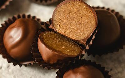 Espresso Marzipan Raw Truffles