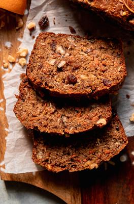 Tender Morning Glory Bread (Vegan)