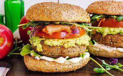 Tempeh And Apple Burgers