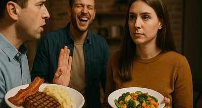 The psychology behind why people get defensive when you mention you're vegan