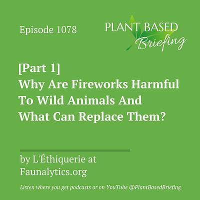 1078: [Part 1] Why Are Fireworks Harmful To Wild Animals And What Can Replace Them? By L'Éthiquerie at Faunalytics.org