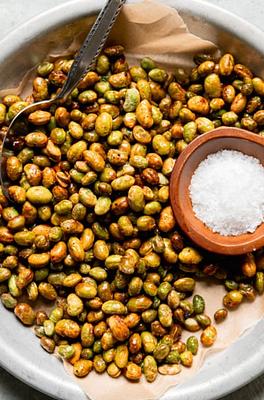 Crispy & Chewy Air Fryer Edamame