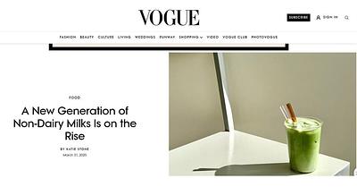 Vogue Spotlights the Rise of Premium Plant-Based Milks in New Opinion Piece