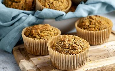 Gluten-Free Lemon Poppy Seed Muffins